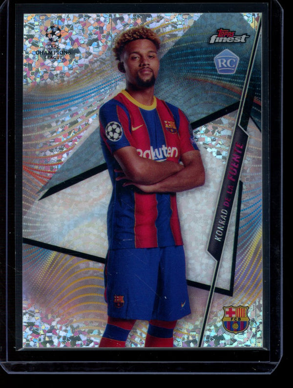 Konrad De La Fuente 2020-21 Panini Finest UEFA Speckle Refractor RC 150/175