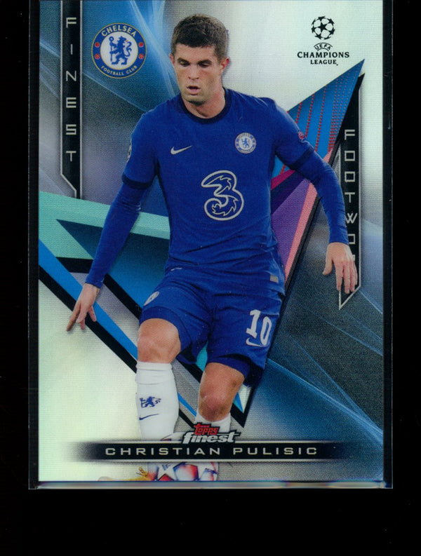 Christian Pulisic 2020-21 Panini Finest UEFA Finest Footwork