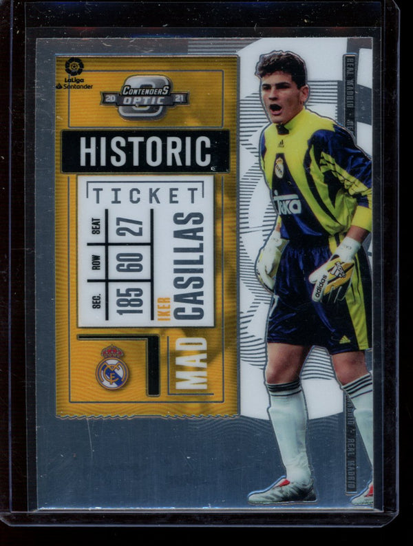 Iker Casillas 2020-21 Panini Chronicles Historic Ticket