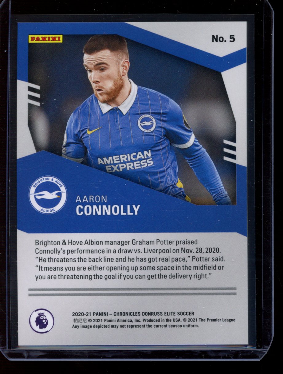 Aaron Connolly 2020-21 Panini Chronicles Donruss Elite Gold 5/10