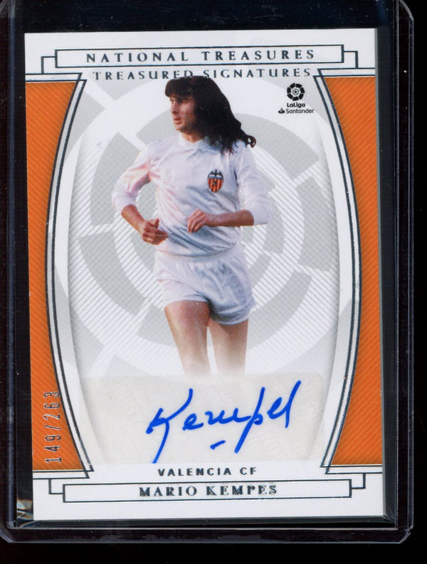 Mario Kempes 2020-21 Panini Chronicles Treasured Signatures 149/263