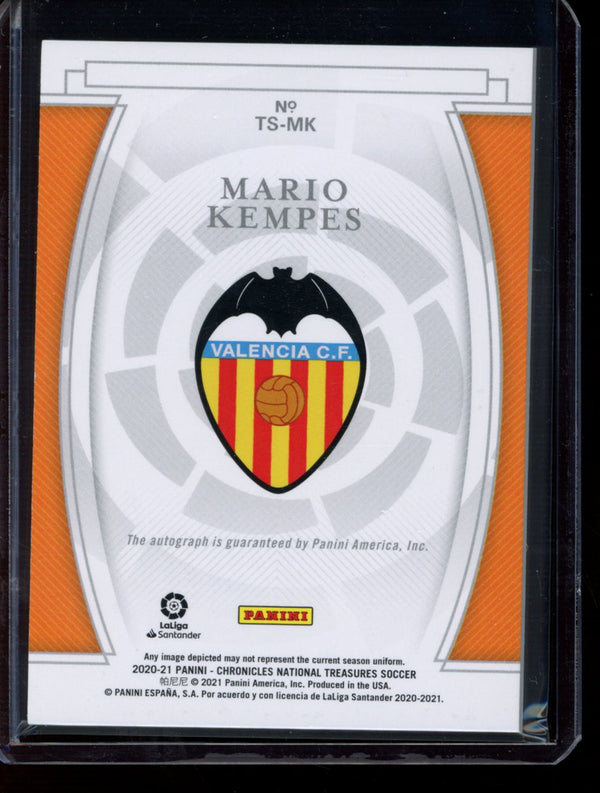 Mario Kempes 2020-21 Panini Chronicles Treasured Signatures 149/263