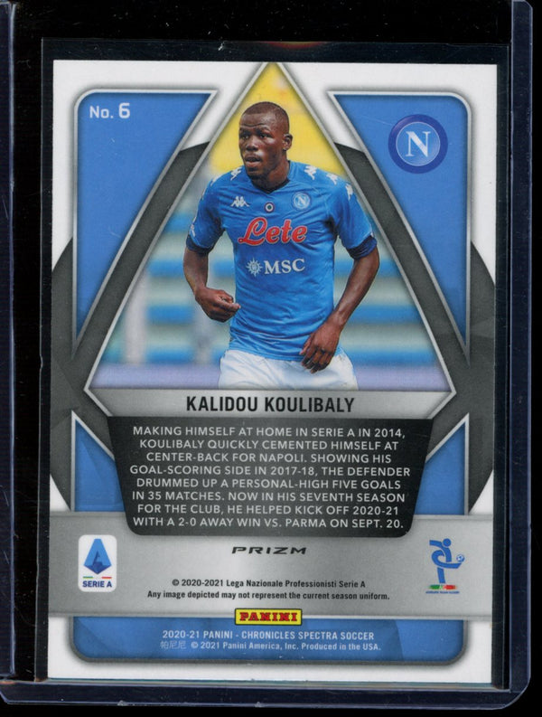 Kalidou Koulibaly 2020-21 Panini Chronicles Spectra Silver