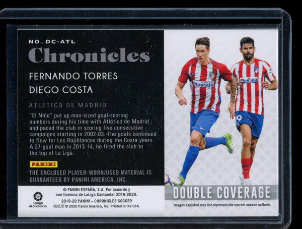 Fernando Torres / Diego Costa 2019-20 Panini Chronicles Double Coverage