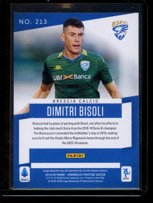 Dimitri Bisoli 2019-20 Panini Chronicles Prestige Blue RC 23/25