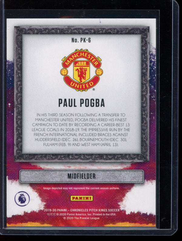 Paul Pogba 2019-20 Panini Chronicles Pitch Kings