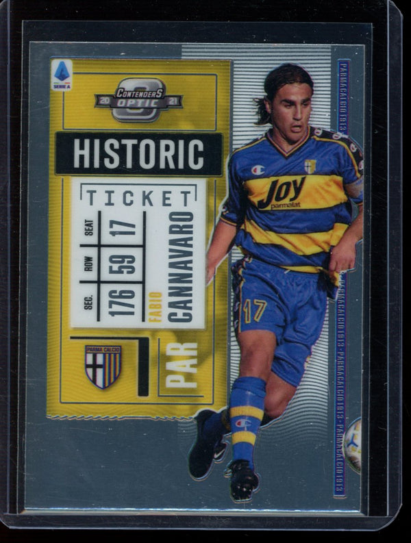 Fabio Cannavaro 2020-21 Panini Chronicles Historic Ticket