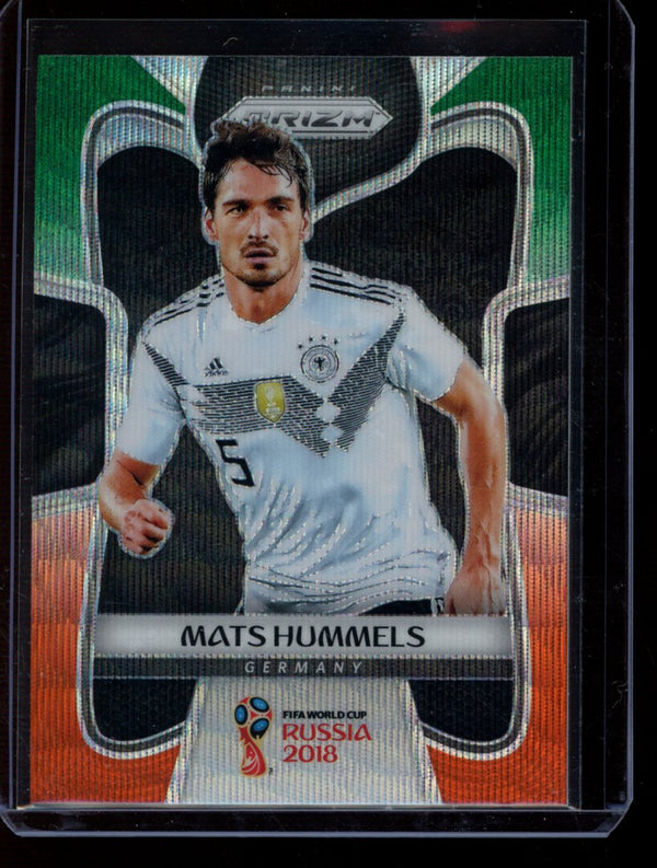 Mats Hummels 2018 Panini Prizm World Cup Green Orange Wave