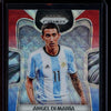 Angel Di Maria 2018 Panini Prizm World Cup Red  Blue Wave