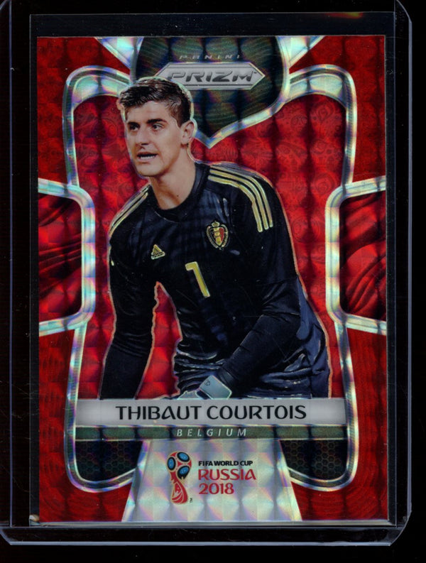 Thibaut Courtois 2018 Panini Prizm World Cup Red Mosaic