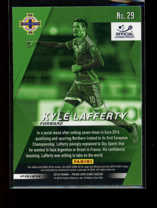 Kyle Lafferty 2016 Panini Prizm Euro Forward Thinkers Silver