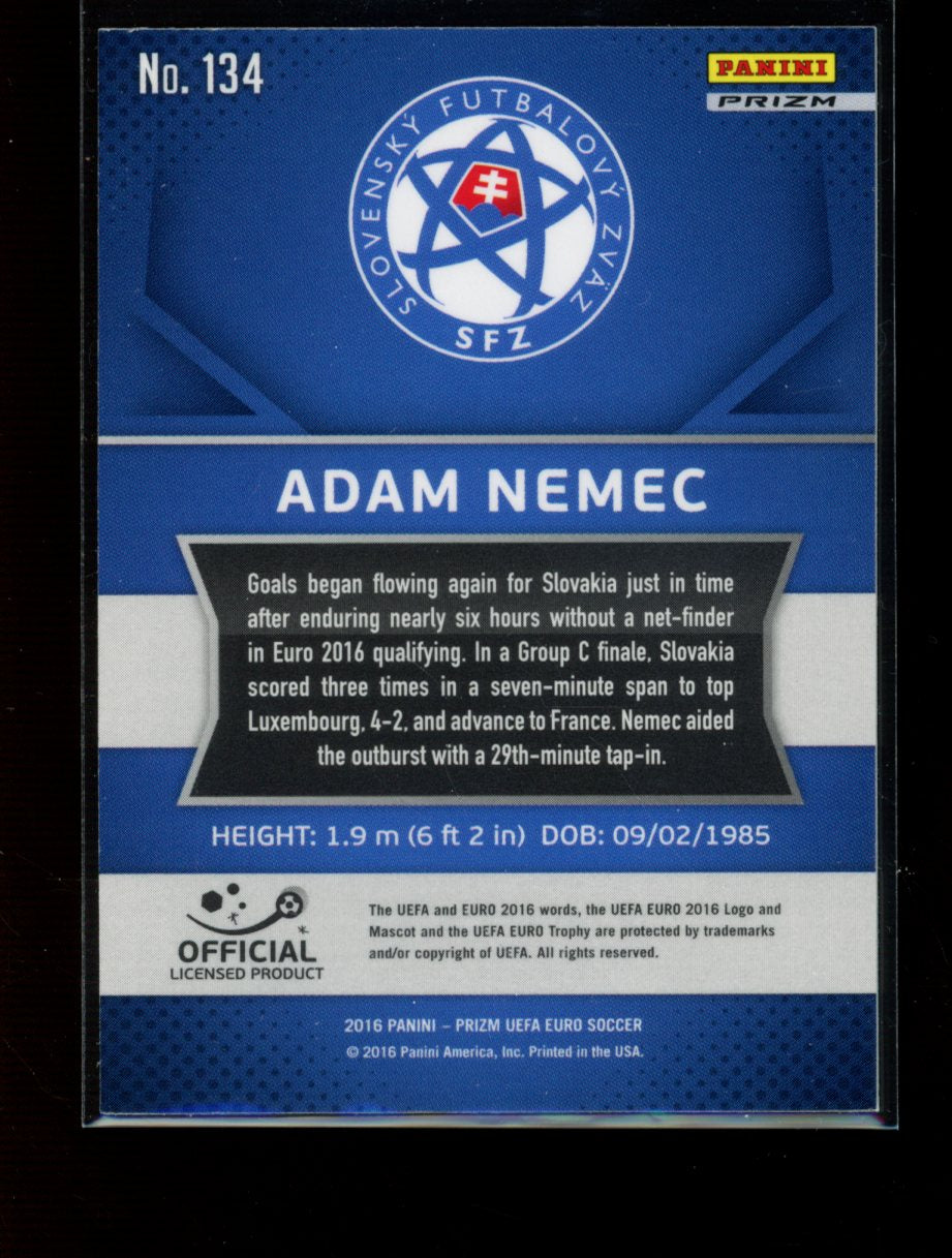 Adam Nemec 2016 Panini Prizm Euro Silver