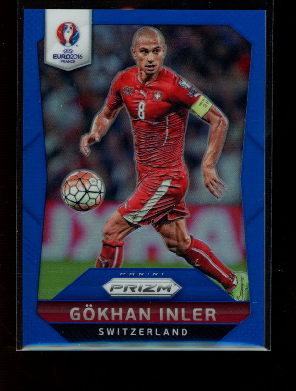 Gokhan Inler  2016 Panini Prizm Euro Blue Prizm 51/249