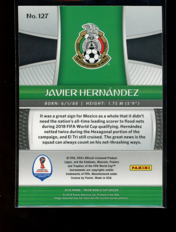 Javier Hernandez 2018 Panini Prizm World Cup