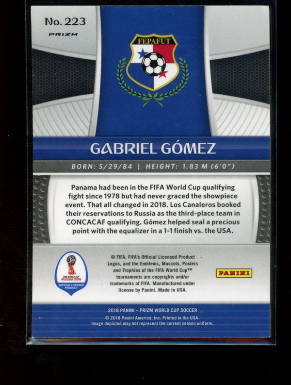 Gabriel Gomez 2018 Panini Prizm World Cup Blue Red Wave