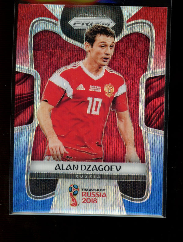 Alan Dzagoev 2018 Panini Prizm World Cup Red  Blue Wave