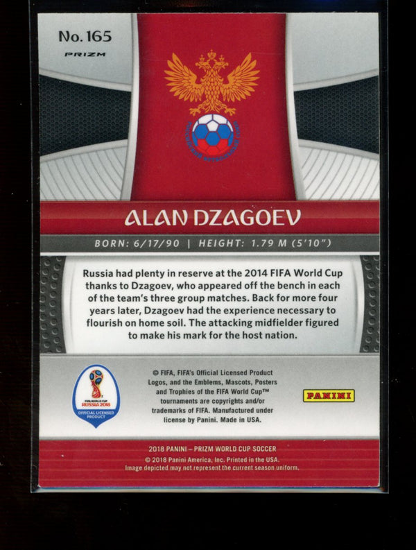 Alan Dzagoev 2018 Panini Prizm World Cup Red  Blue Wave