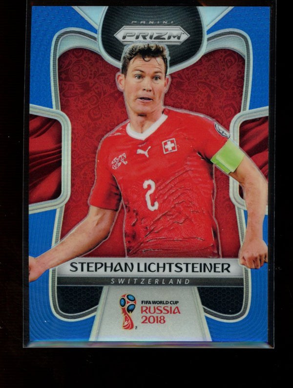 Stephan Lichtsteiner 2018 Panini Prizm World Cup Blue Prizm 77/199