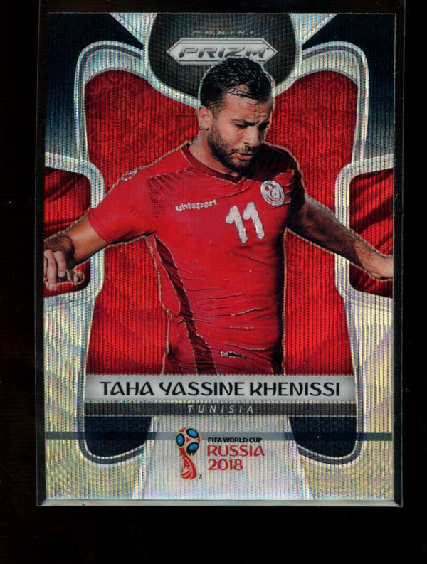 Taha Yassine Khenissi 2018 Panini Prizm World Cup Black Gold Wave