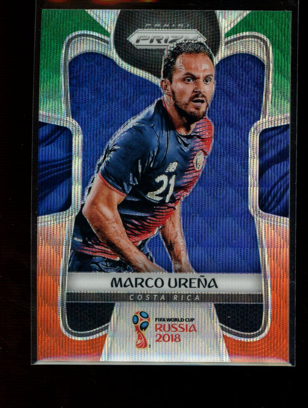 Marco Urena 2018 Panini Prizm World Cup Green Orange Wave