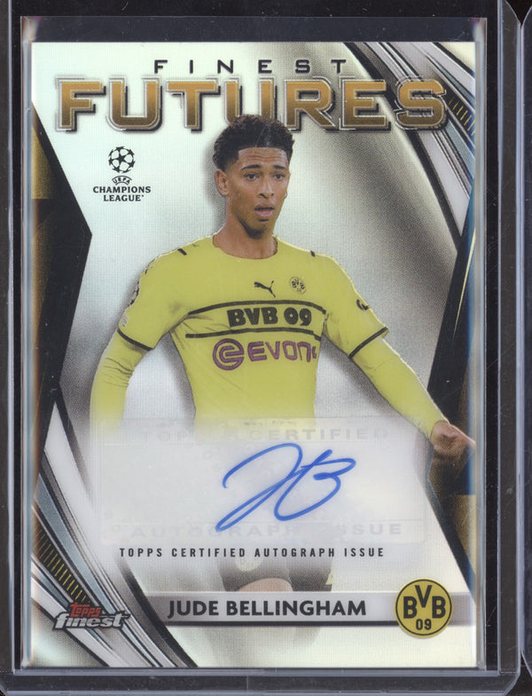 Jude Bellingham 2021-22 Topps Finest UCL FF-6 Finest Futures Auto