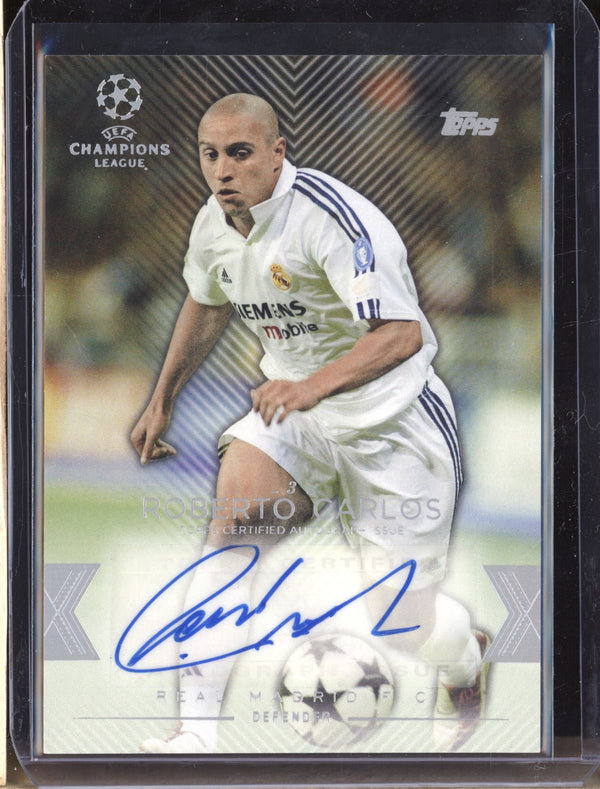 Roberto Carlos 2015-16 Topps UEFA Champions League Showcase Soccer CLA-RG Auto