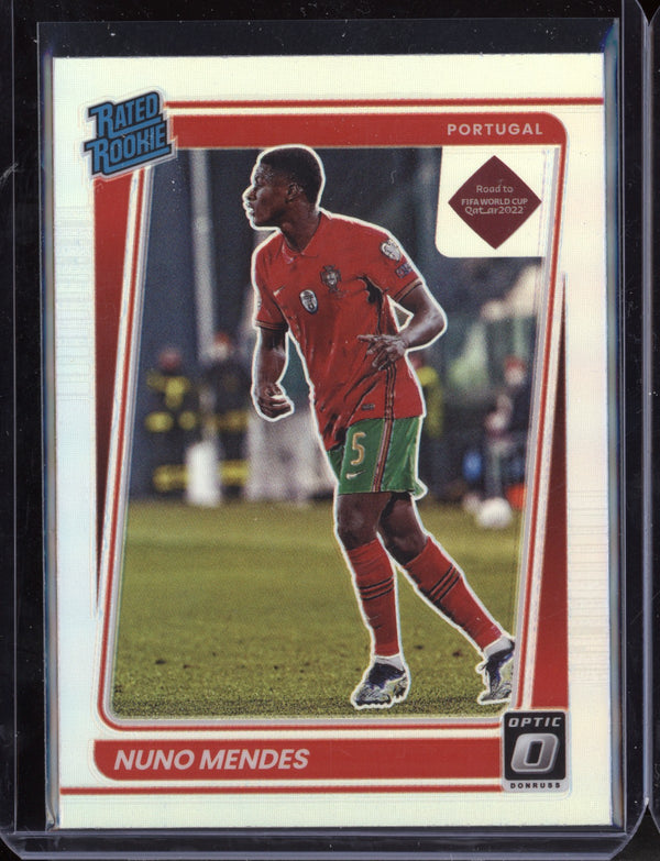 Nuno Mendes 2021 Panini Donruss Soccer Holo