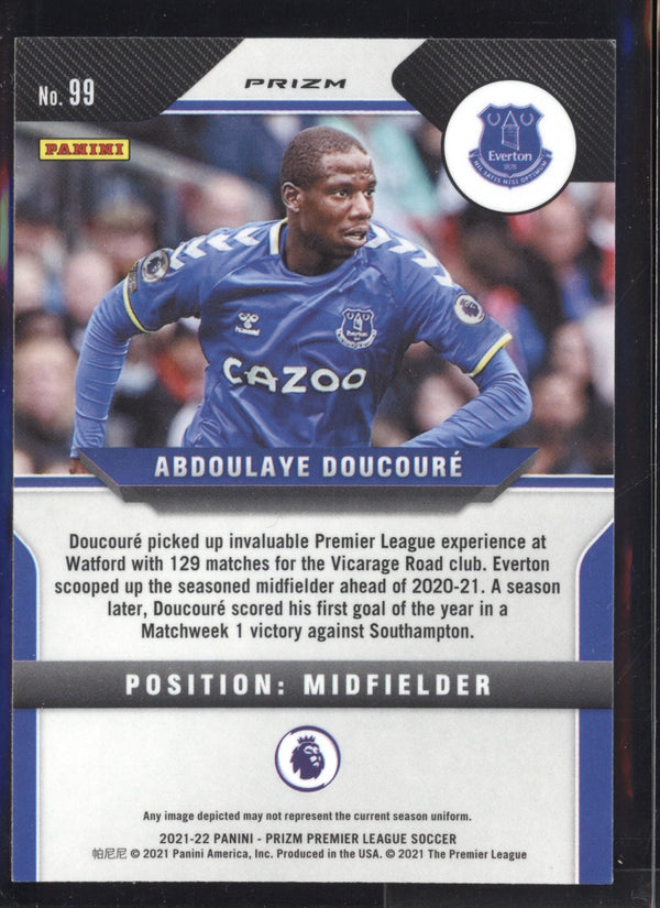 Abdoulaye Doucoure 2021-22 Panini Prizm Premier League Hyper