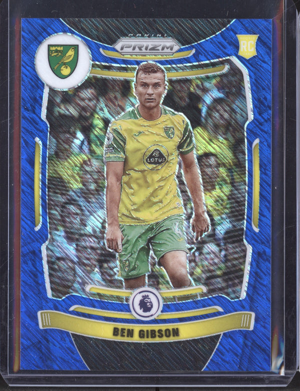 Ben Gibson 2021/22 Panini Prizm Blue Shimmer RC 8/8