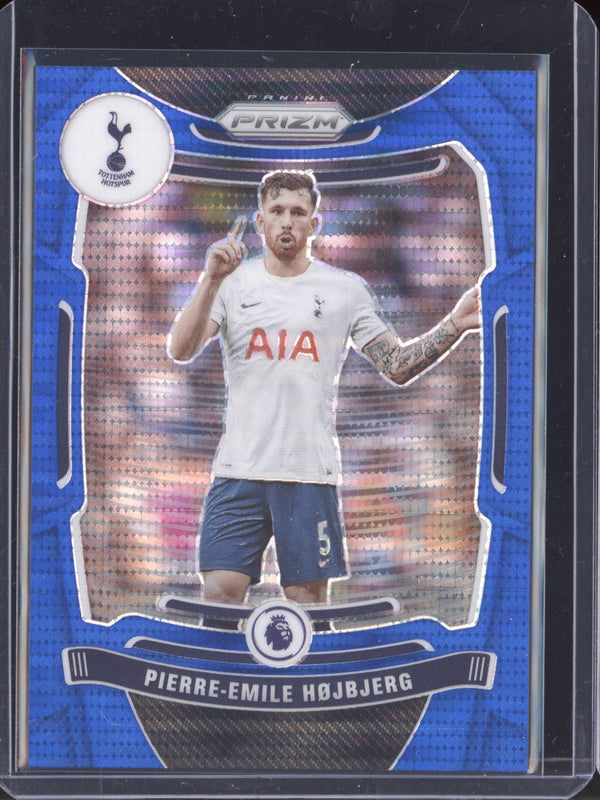 Pierre-Emile Hojbjerg 2021-22 Panini Prizm EPL 158 Breakaway Blue 133/199