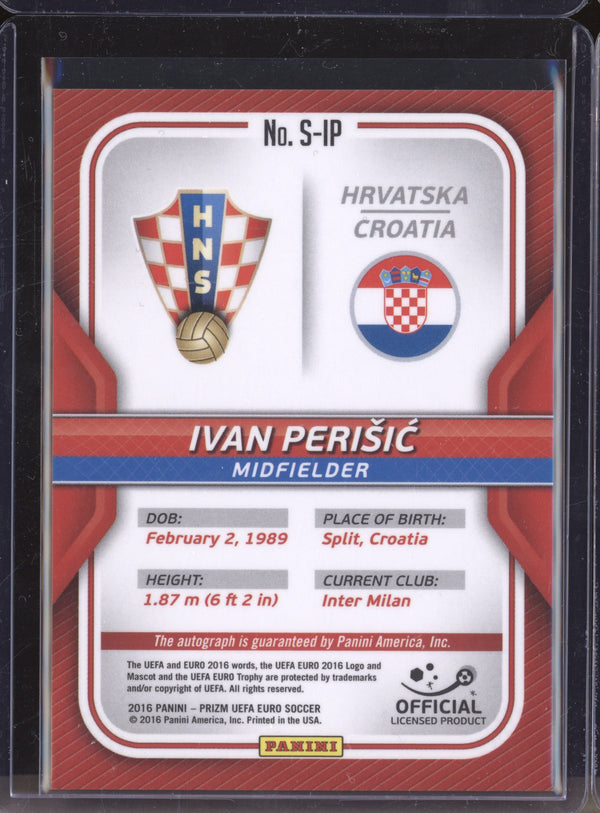 Ivan Perisic 2016 Panini Prizm Euro S-IP Signature