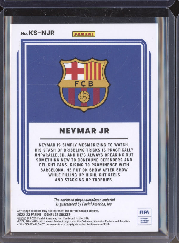 Neymar Jr 2022-23 Panini Donruss Soccer KS-NJR Kit Series Jersey