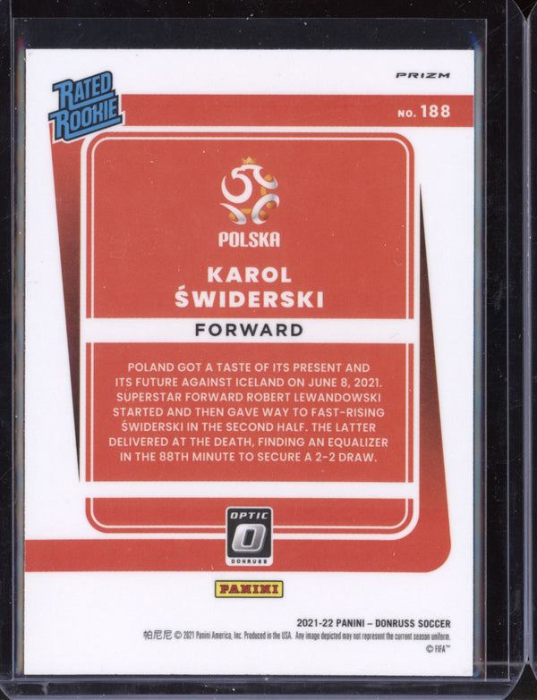 Karol Swiderski 2021 Panini Donruss Soccer Holo