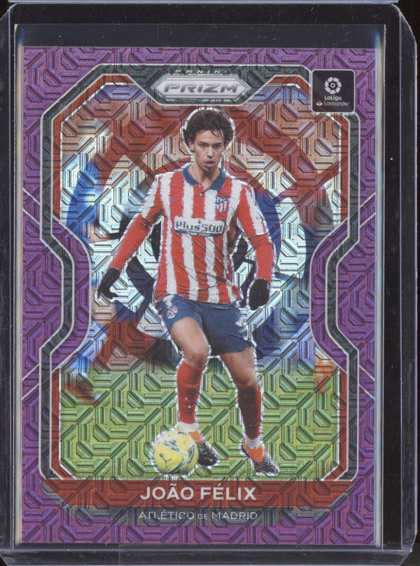 Joao Felix 2020-21 Panini Chronicles Soccer 9 Prizm Purple Mojo