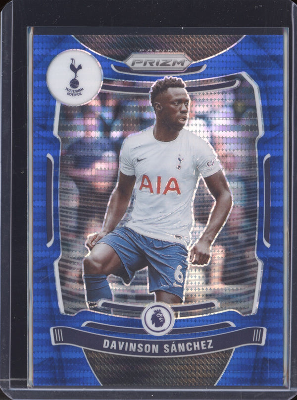 Davinson Sanchez 2021-22 Panini Prizm EPL 156 Breakaway Blue 61/199