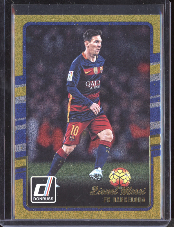 Lionel Messi 2016-17  Panini Donruss Soccer Gold