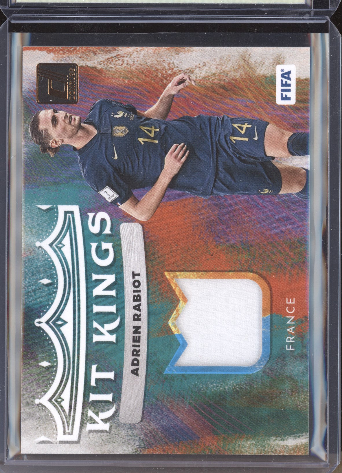 Adrien Rabiot 2022-23 Panini Donruss Soccer KK-ARA Kit Kings Jersey