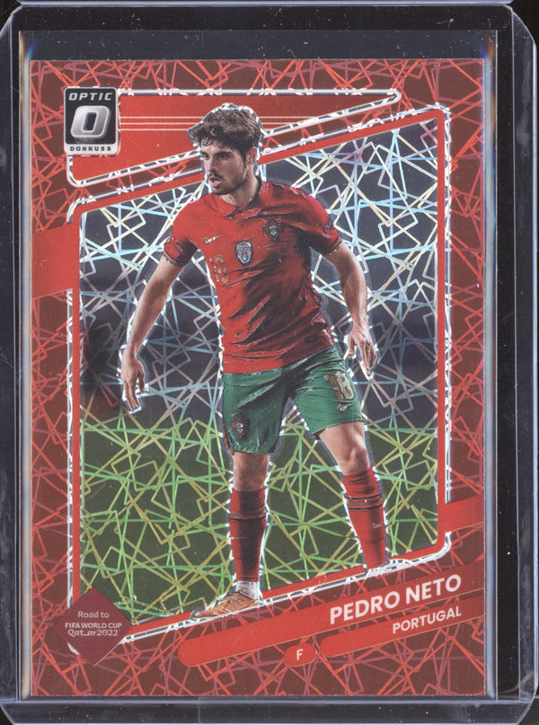 Pedro Neto 2021-22 Panini Donruss Road to Qatar 123 Optic Red Velocity