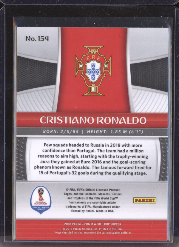 Cristiano Ronaldo 2018 Panini Prizm World Cup 154