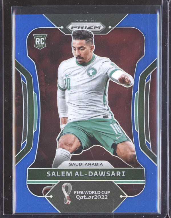 Salem Al-Dawsari 2022 Panini Prizm World Cup 215 Blue RC 264/299