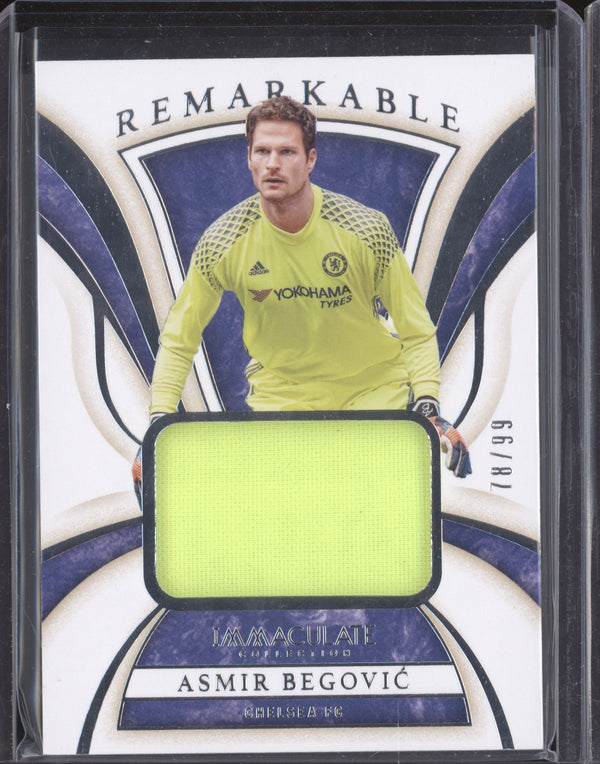 Asmir Begovic 2020 Panini Immaculate Soccer RM-ABG Remarkable Memorablia 78/99