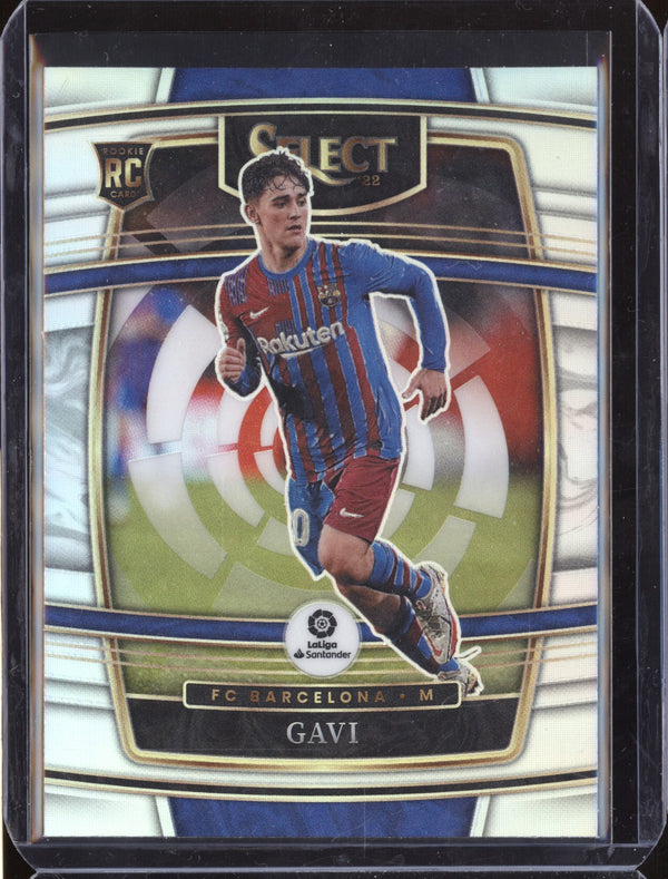 Gavi 2021-22 Panini Chronicles Soccer 231 Select Silver RC