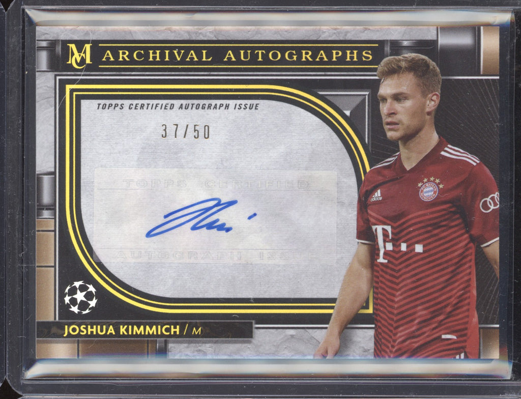 Joshua Kimmich 2022 Toops Museum Collection AA-JK Archival Autograph G ...