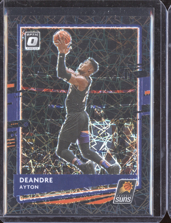 Deandre Ayton 2020-21 Panini Donruss Optic 90 Black Velocity 35/39