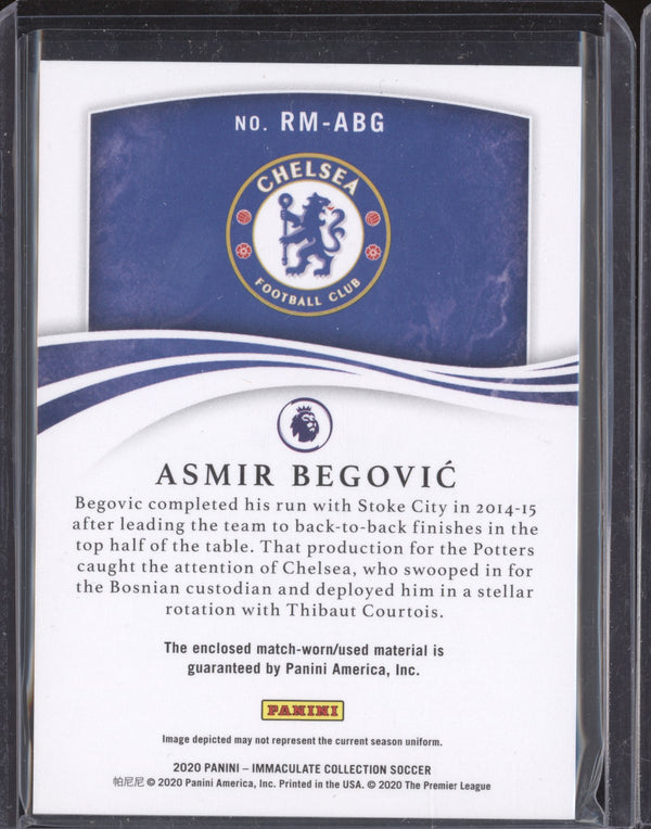 Asmir Begovic 2020 Panini Immaculate Soccer RM-ABG Remarkable Memorablia 78/99