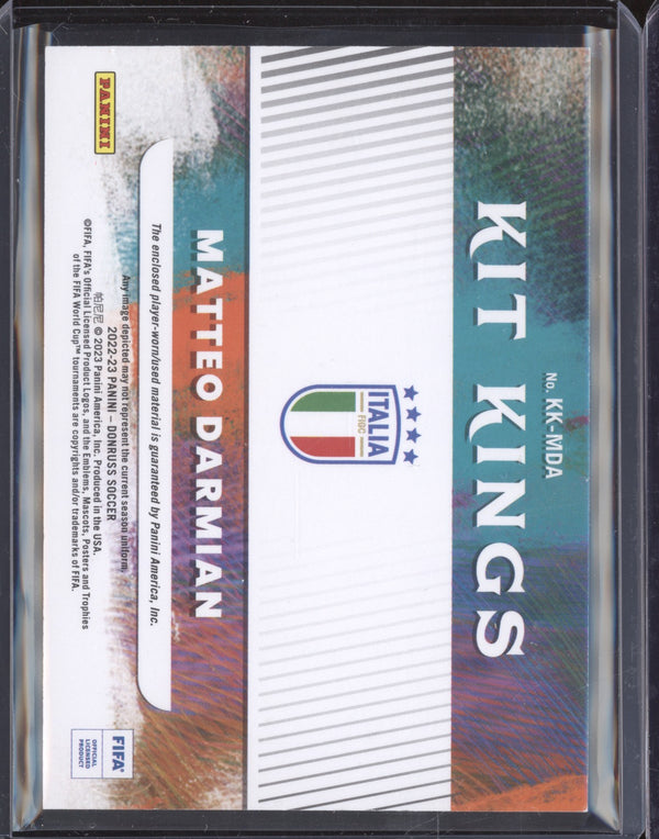 Matteo Darmian 2022-23 Panini Donruss Soccer KK-MDA Kit Kings Jersey