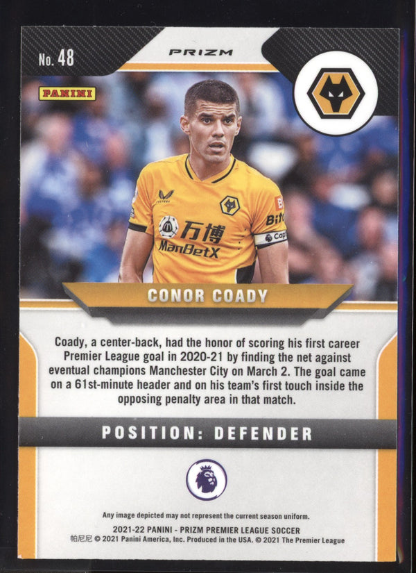 Conor Coady 2021-22 Panini Prizm Premier League Multicolor