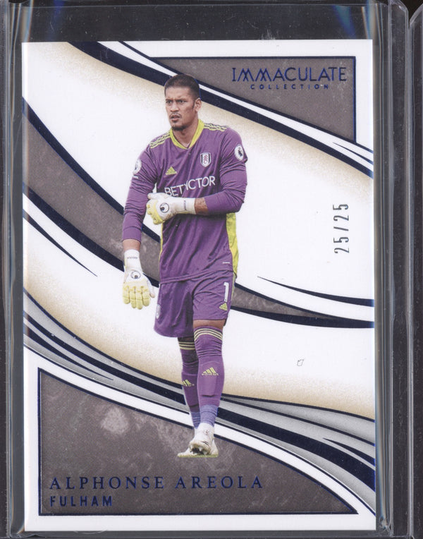 Alphonse Areola 2020 Panini Immaculate Soccer 174 Sapphire 25/25