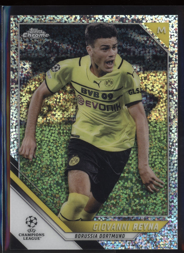 Giovanni Reyna 2021/22 Topps Chrome UEFA Champions League Speckle