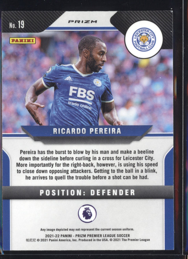 Ricardo Pereira 2021-22 Panini Prizm Premier League Hyper